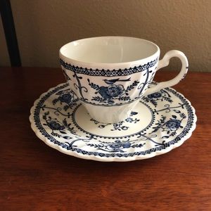 Beautiful antique teacup and saucer